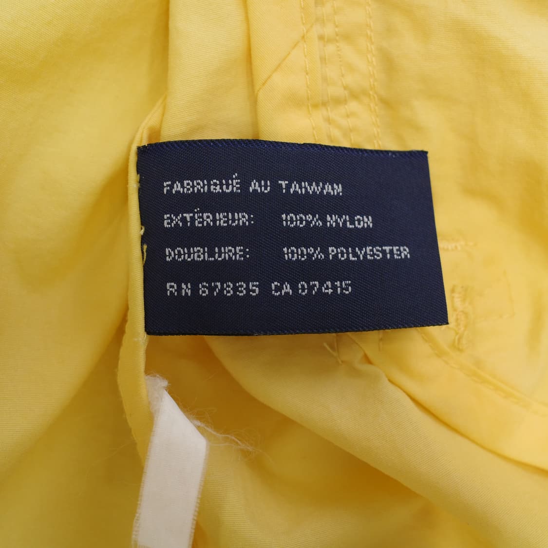 90s 노티카 챌린지 요트 옐로우 바람막이 자켓 L 상품이미지8