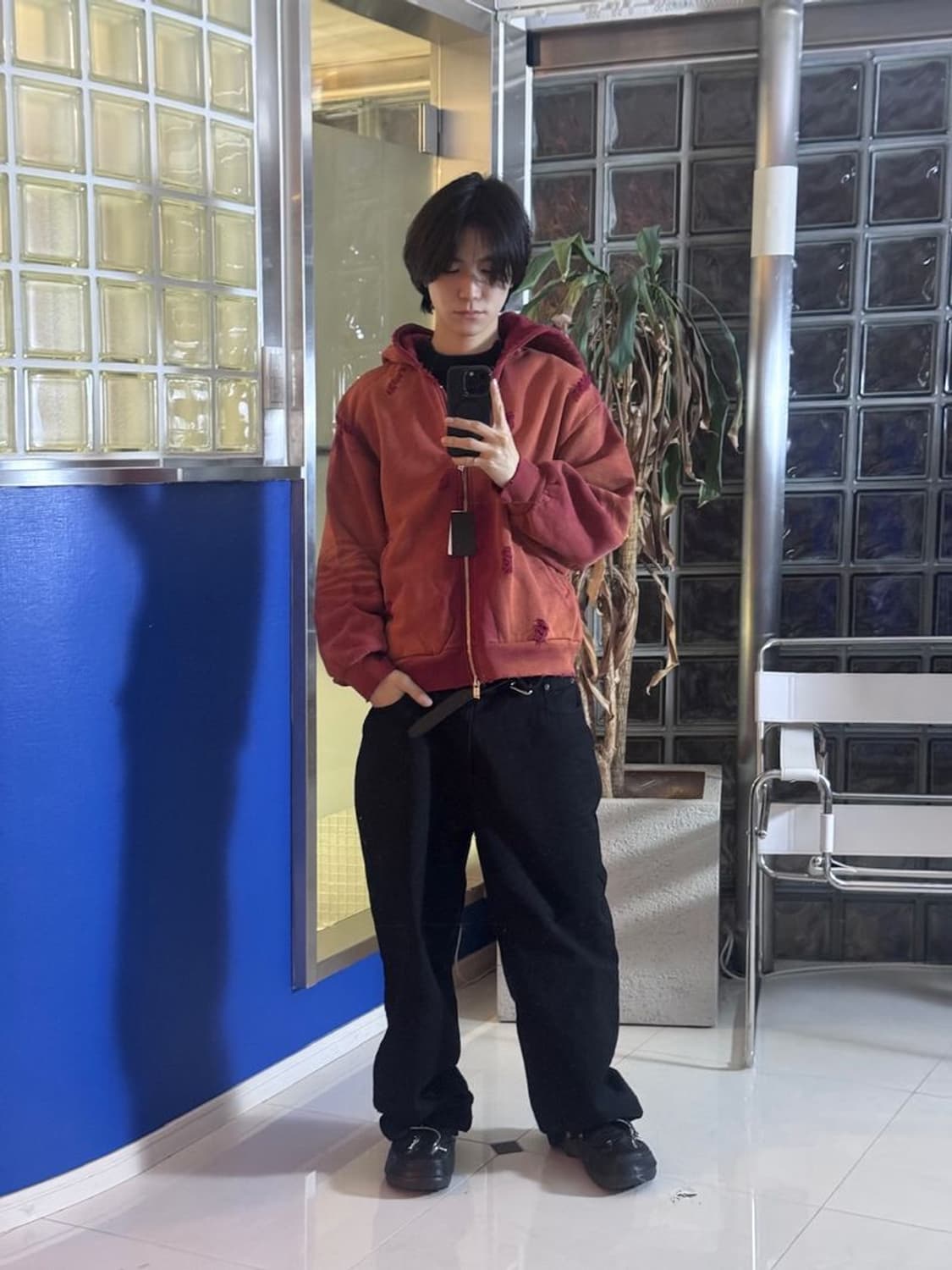 PIERCE HEART OVERSIZE 피어스 하트 오버사이즈 후드티 상품이미지4