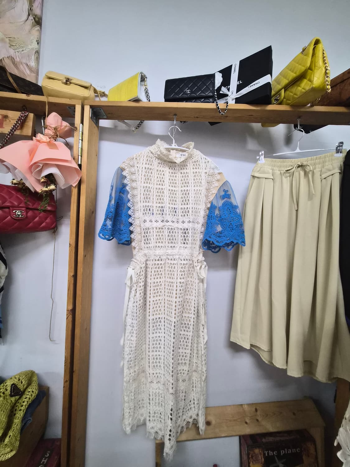 오즈세컨 레이어드 레이스 원피스. 이너원피스 서비스 상품이미지2