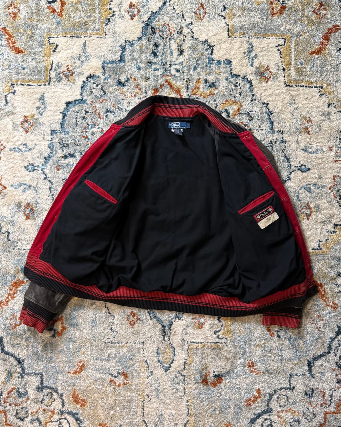 Polo Ralph Lauren Leather Varsity Jacket 상품이미지6