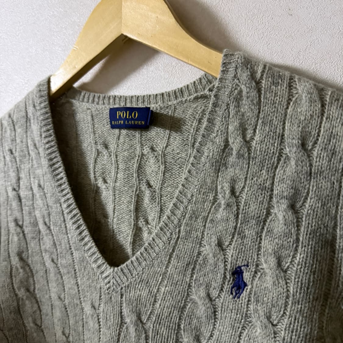 폴로 랄프로렌 메리노울 브이넥 니트 XS(55) 상품이미지2