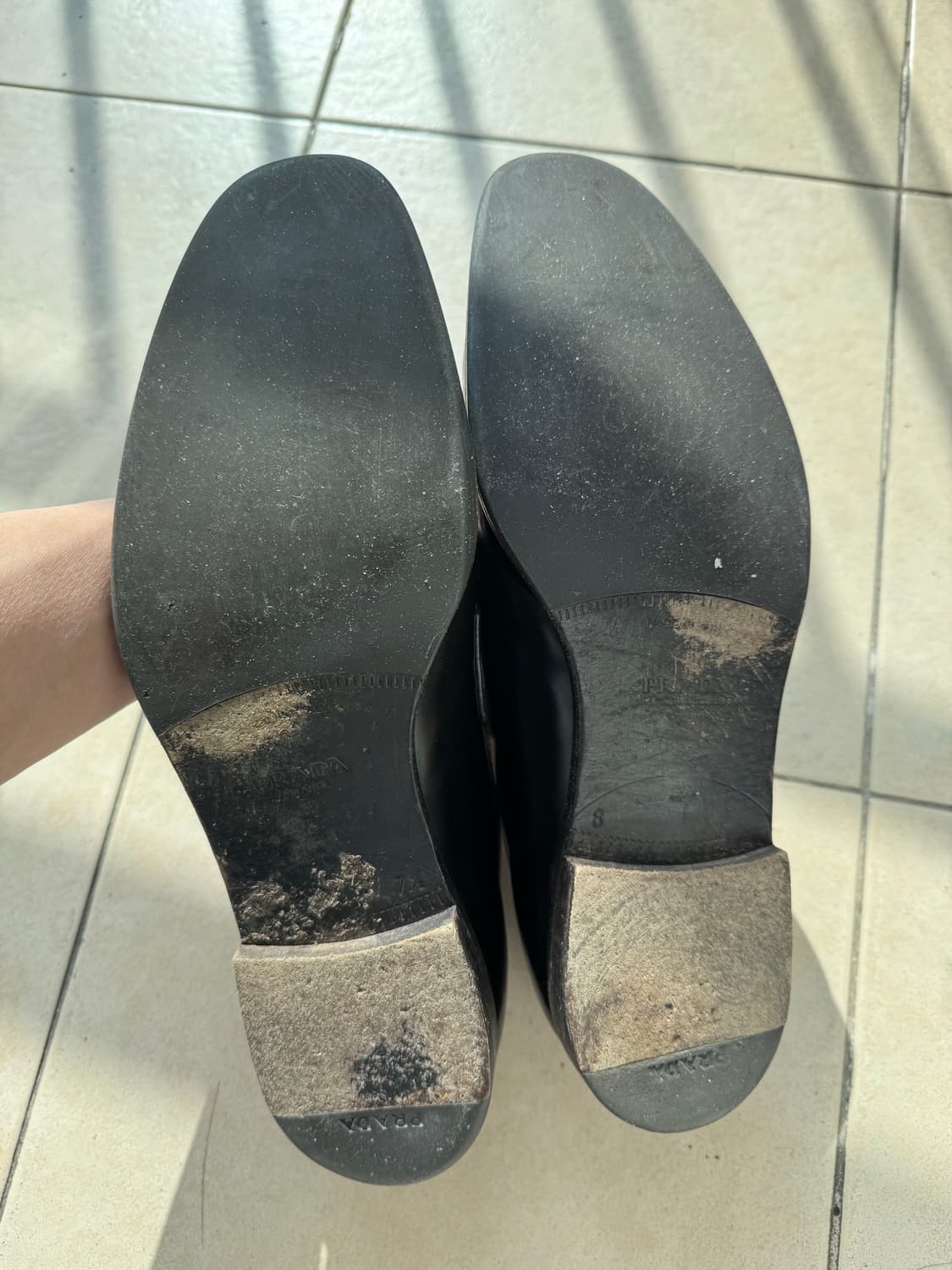 프라다 빈티지 페니로퍼 블랙 상품이미지4