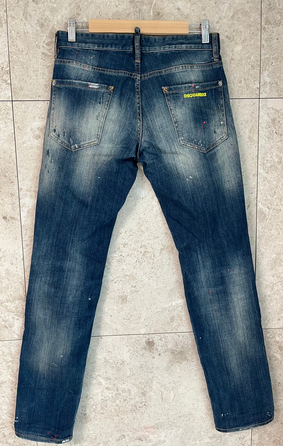 디스퀘어드2 데미지 워싱 슬림핏 청바지 44 정품 상품이미지5