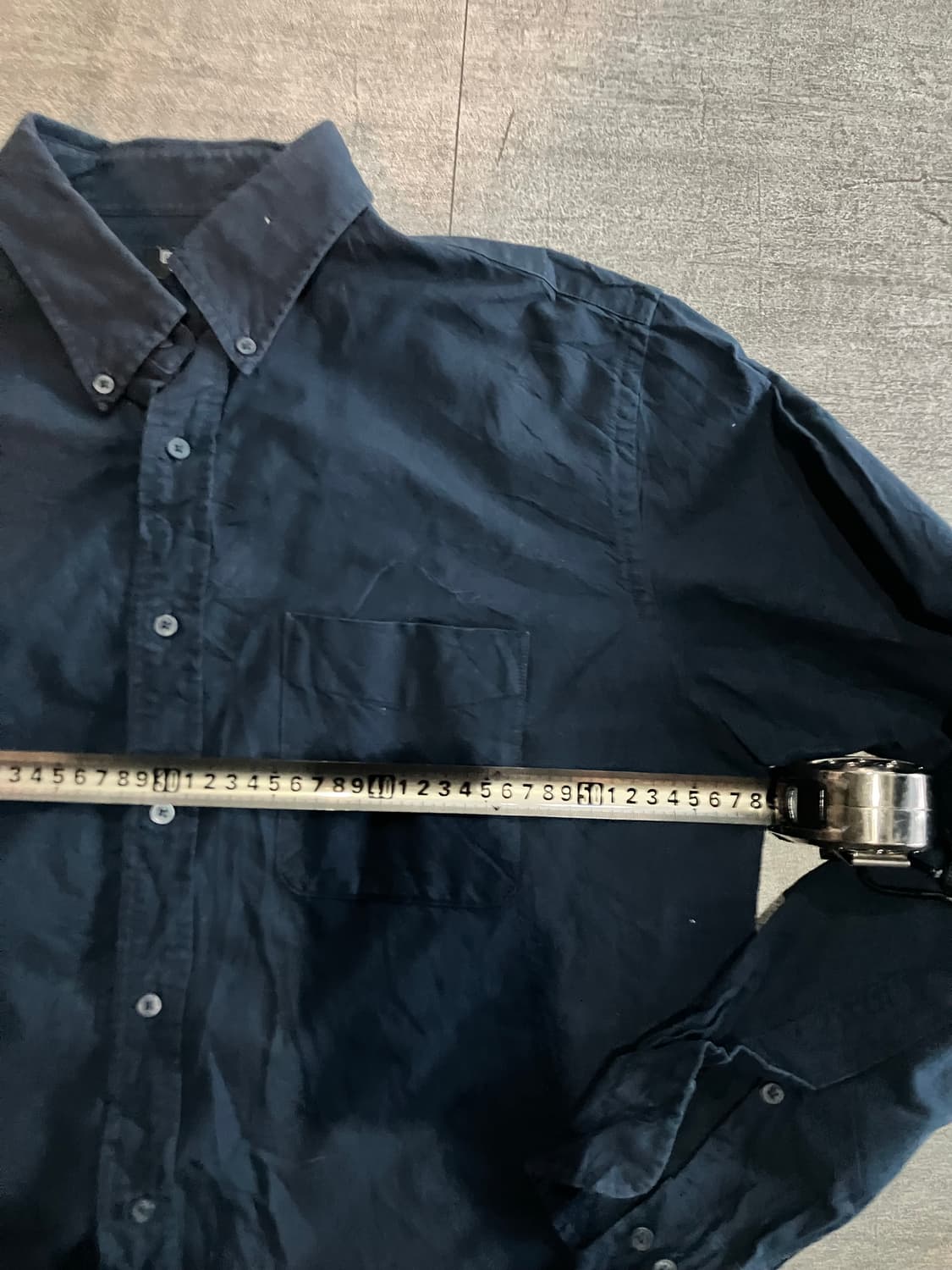 Uniqlo 유니클로 올드스쿨아메카지 혁오풍 셔츠 네이비 상품이미지2