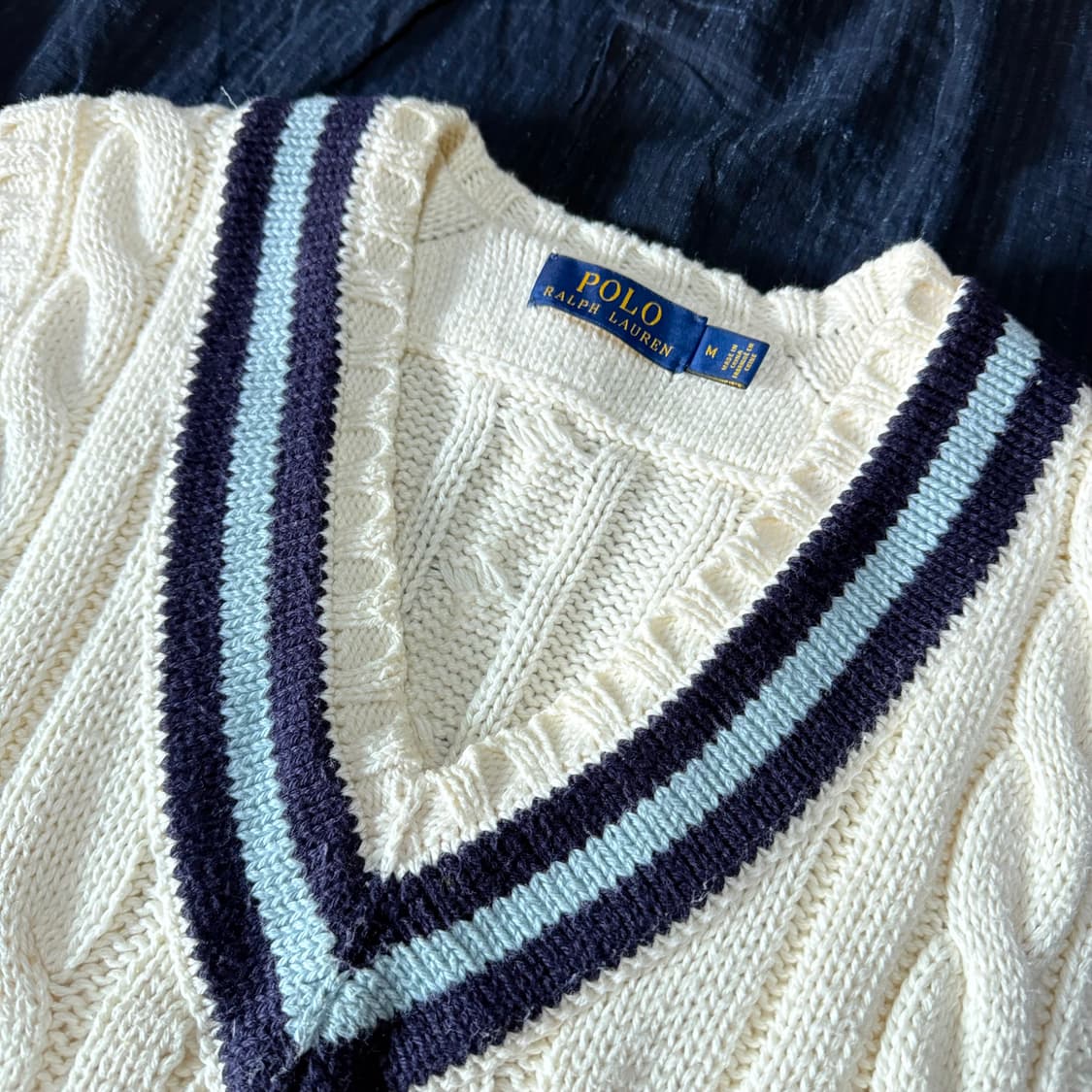 폴로 랄프로렌 크리켓 울 베스트 M 상품이미지2