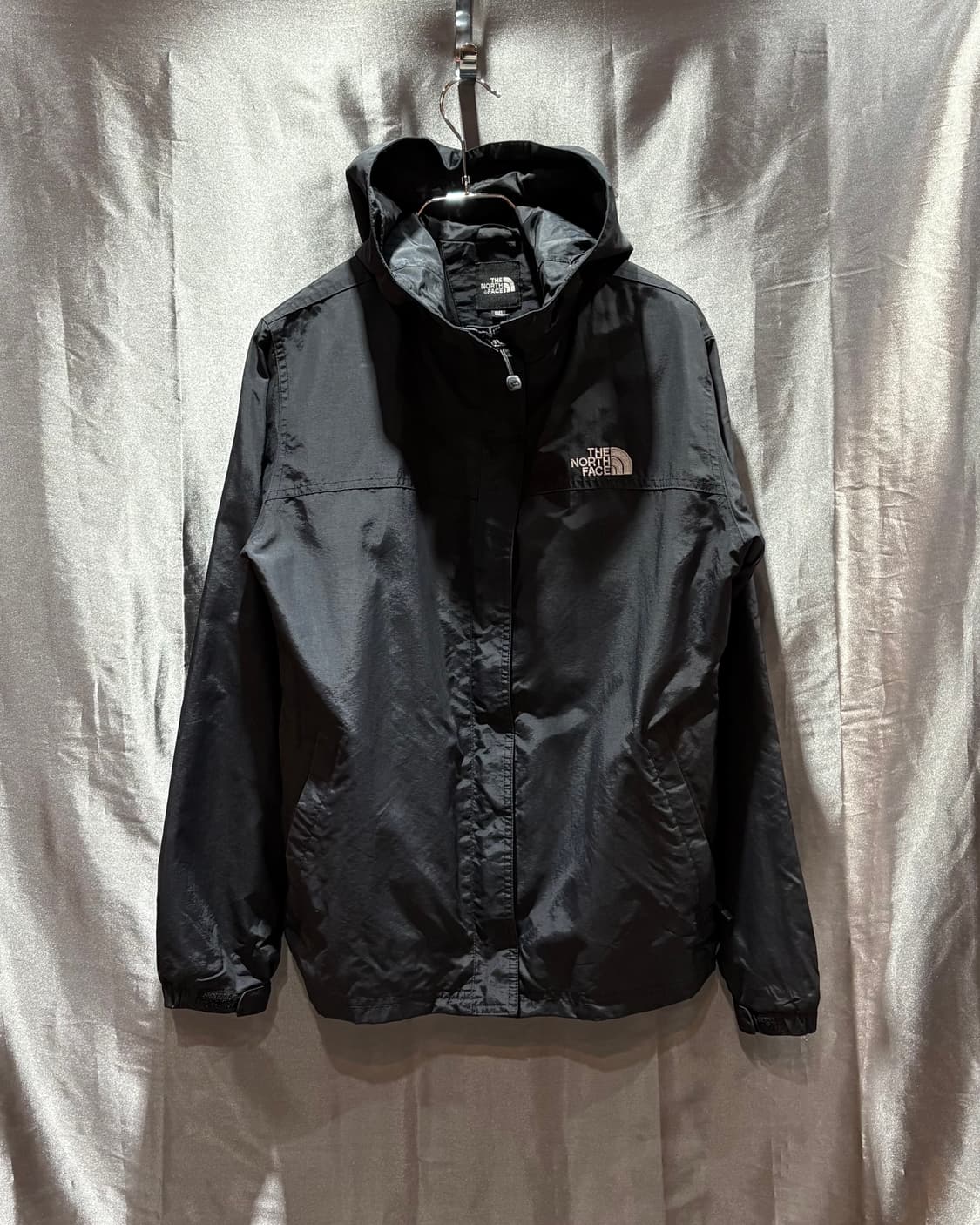 S 노스페이스 블랙 후드 바람막이 상품이미지1