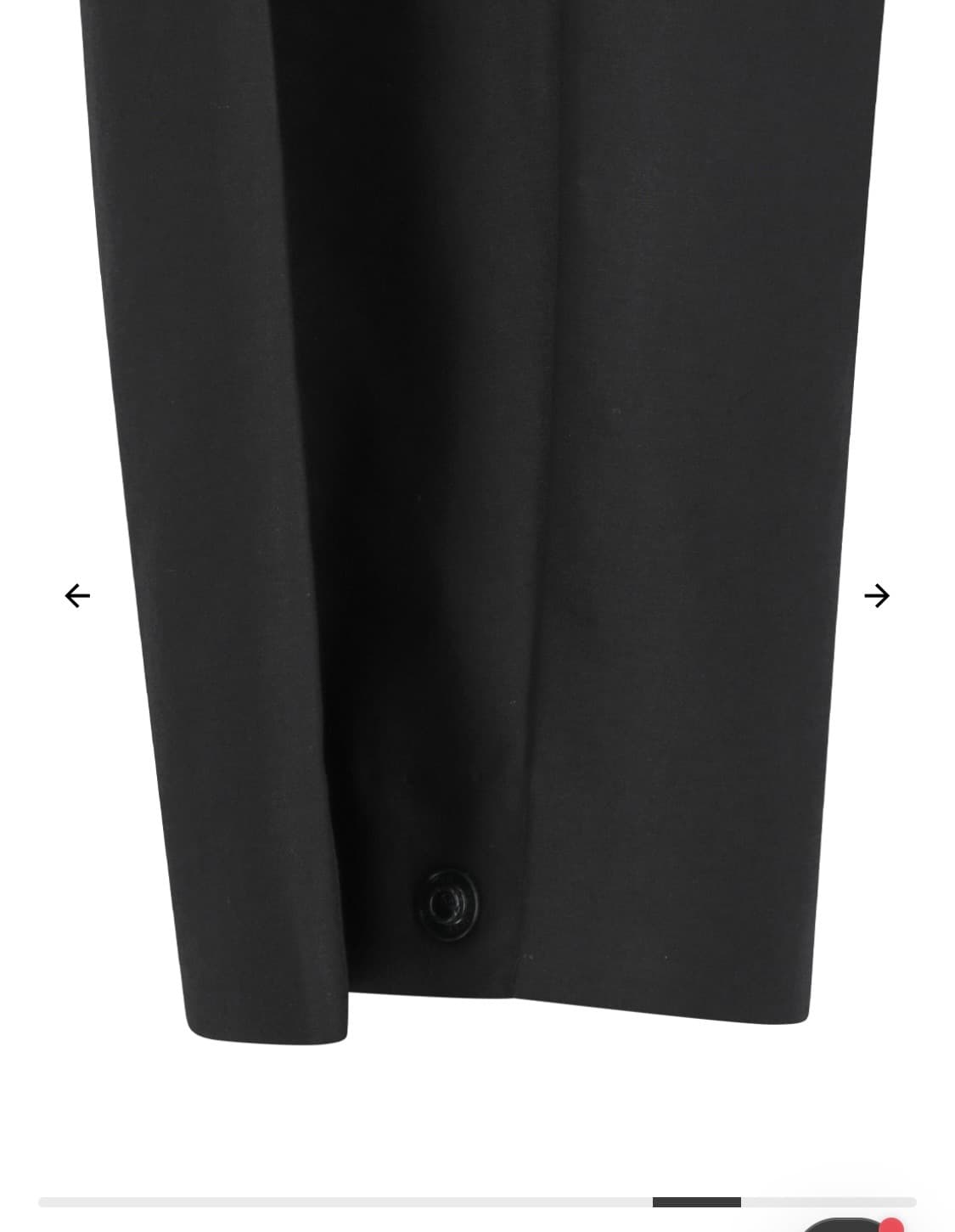 [AMOMENTO]Mens Snap Garconne Pants,(블랙) 상품이미지3