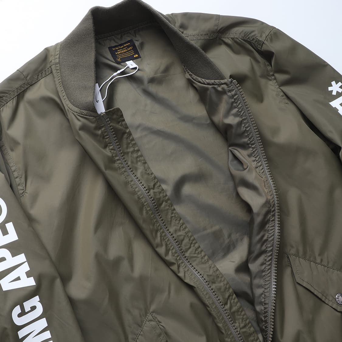 베이프 A BATHING APE MA-1 Jacket 상품이미지8