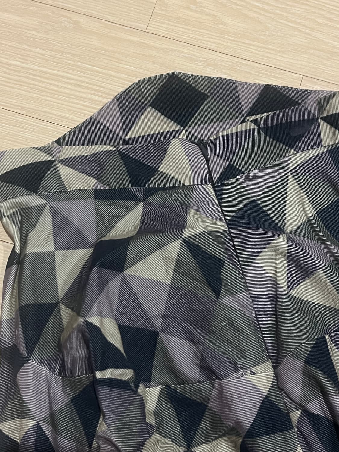 빈티지 스트라이프 체크 치마 스커트 상품이미지2