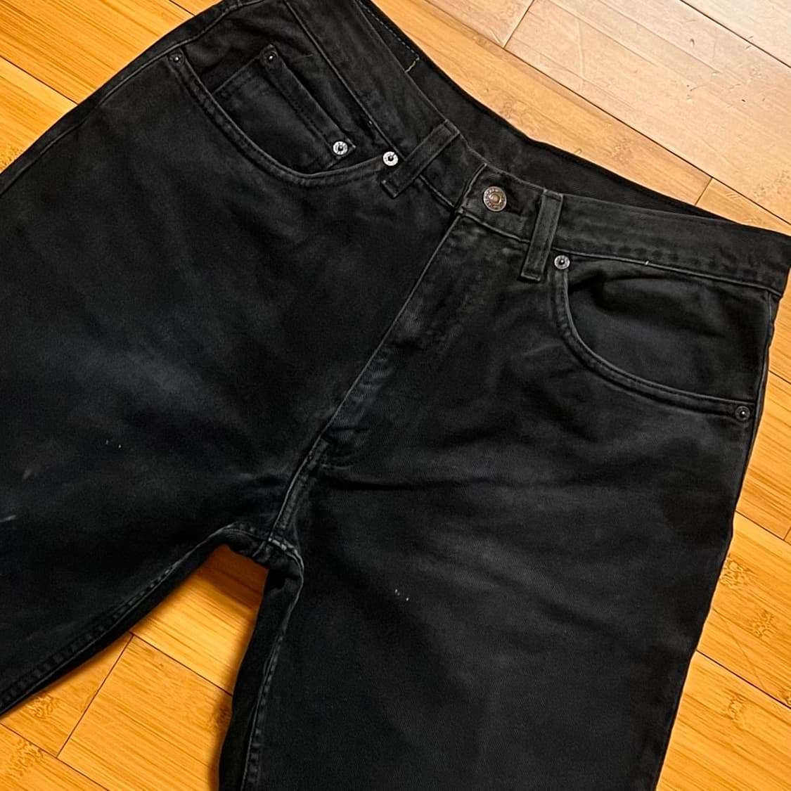리바이스 506 블랙진 데님팬츠 W86 L86 상품이미지3