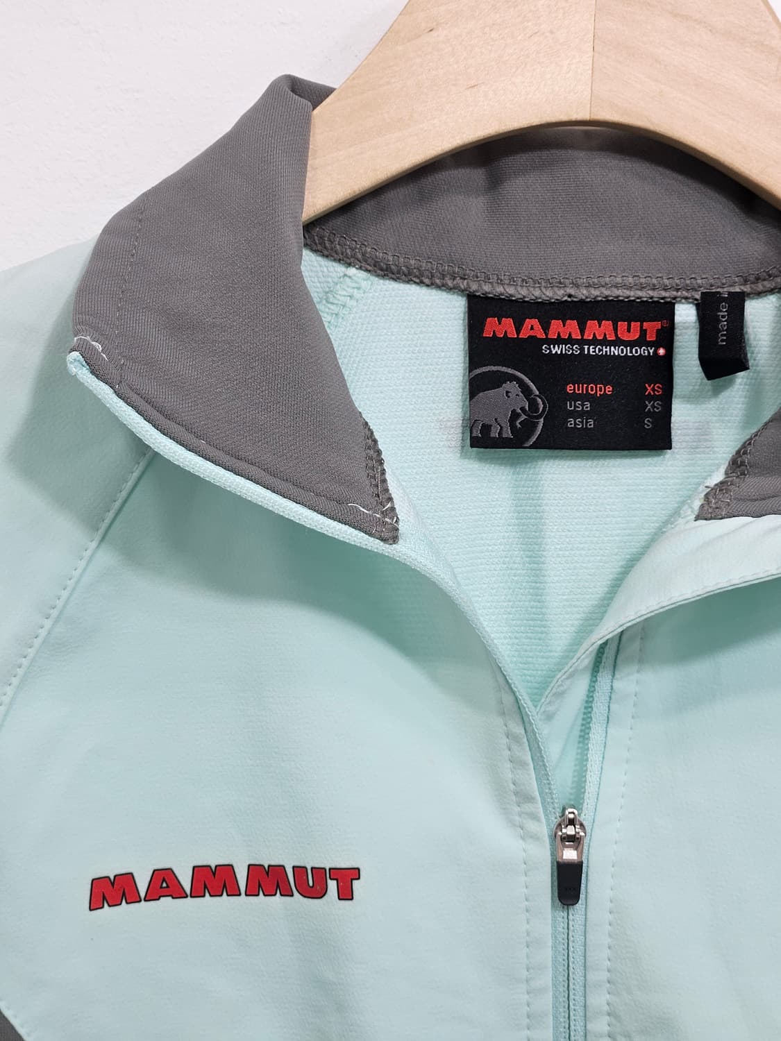 정품 마무트(MAMMUT) 반집업 긴팔 S 상품이미지2
