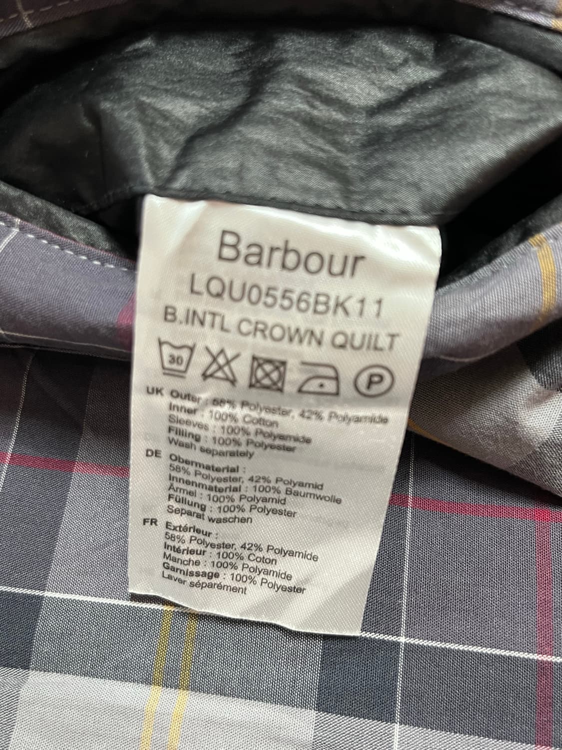 바버 인터내셔널 크라운퀄팅 상품이미지6