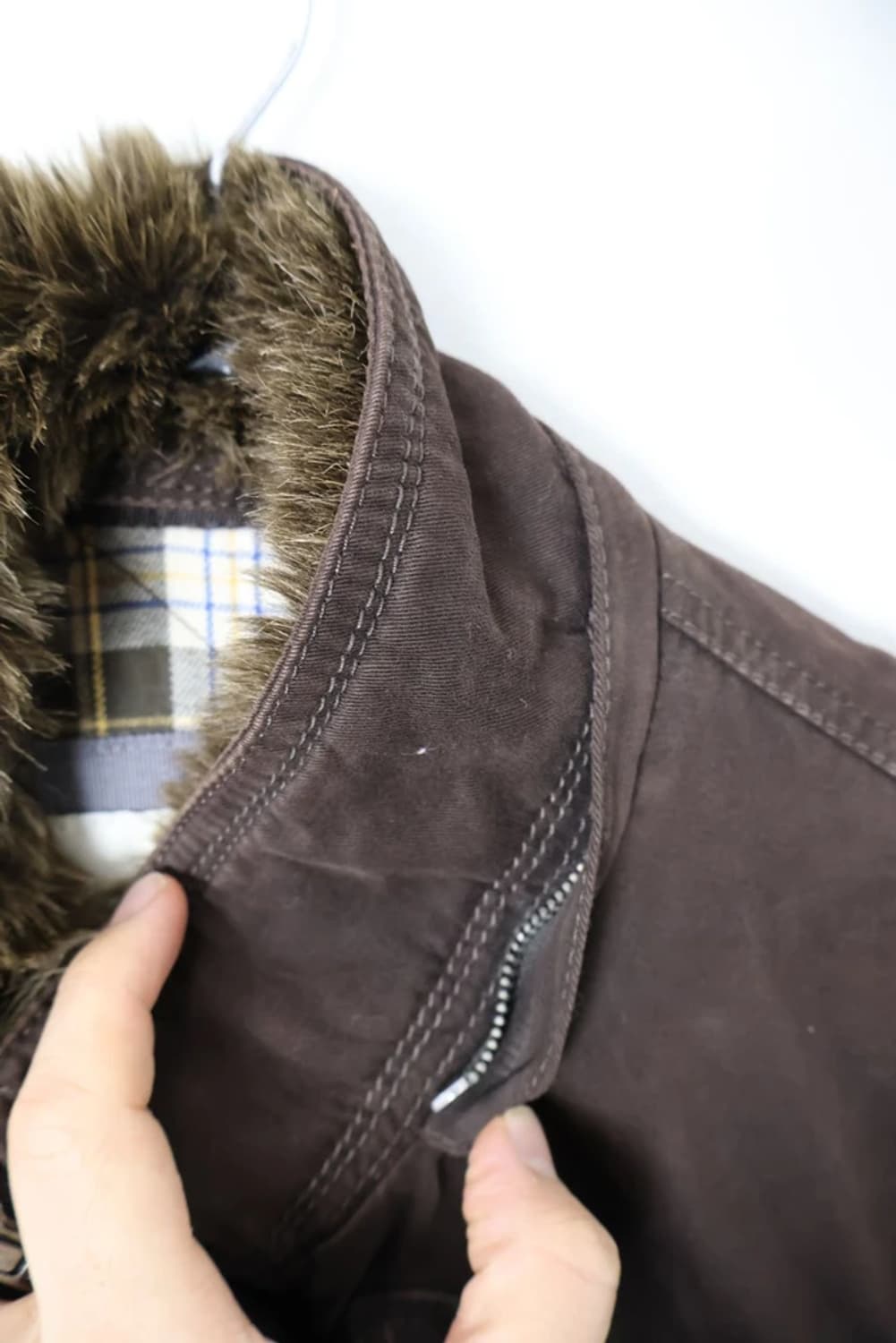 Abercrombie Y2K Toggle Fur Collar Jacket 상품이미지5