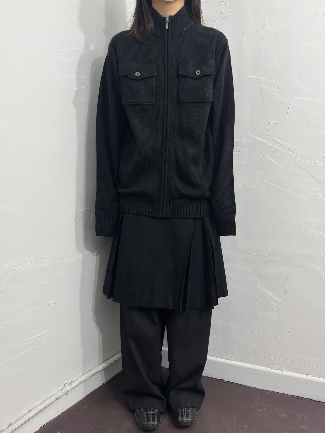 topvalu pocket knit zipup 상품이미지3