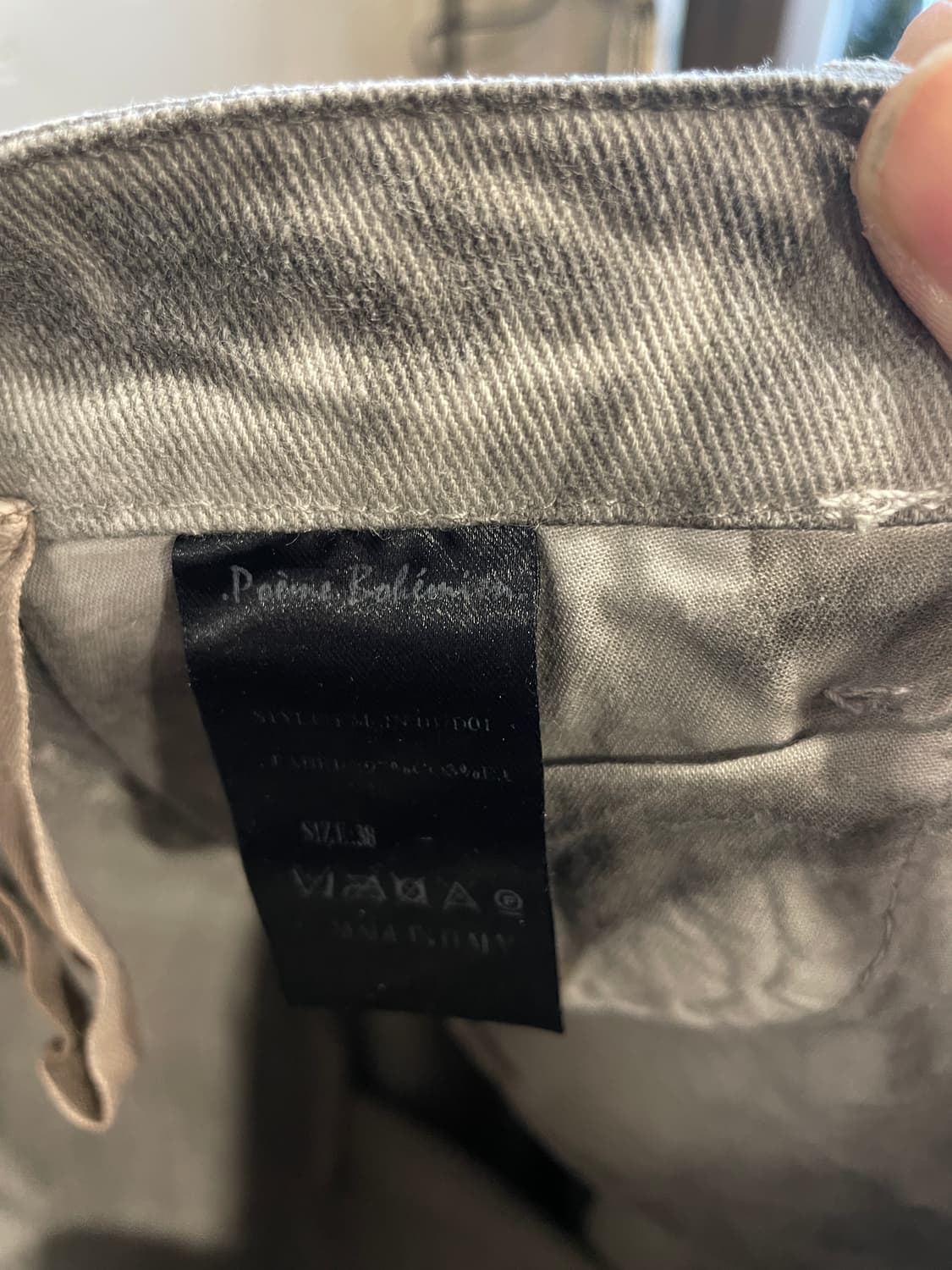 포엠 보헤미안 워시드 그레이 진 상품이미지9