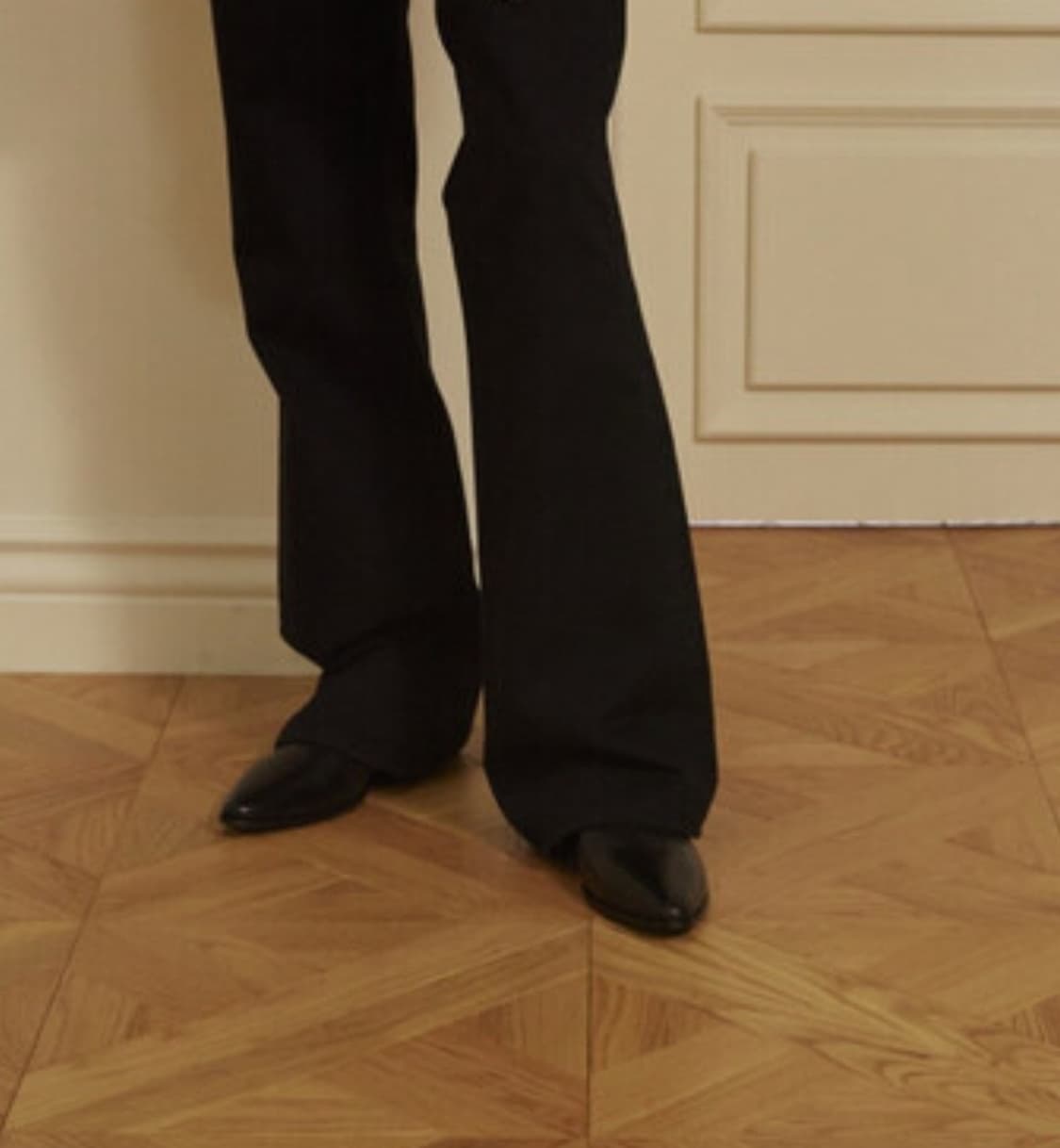 stu offlce 22Autumn 플레어 코튼 팬츠  상품이미지1