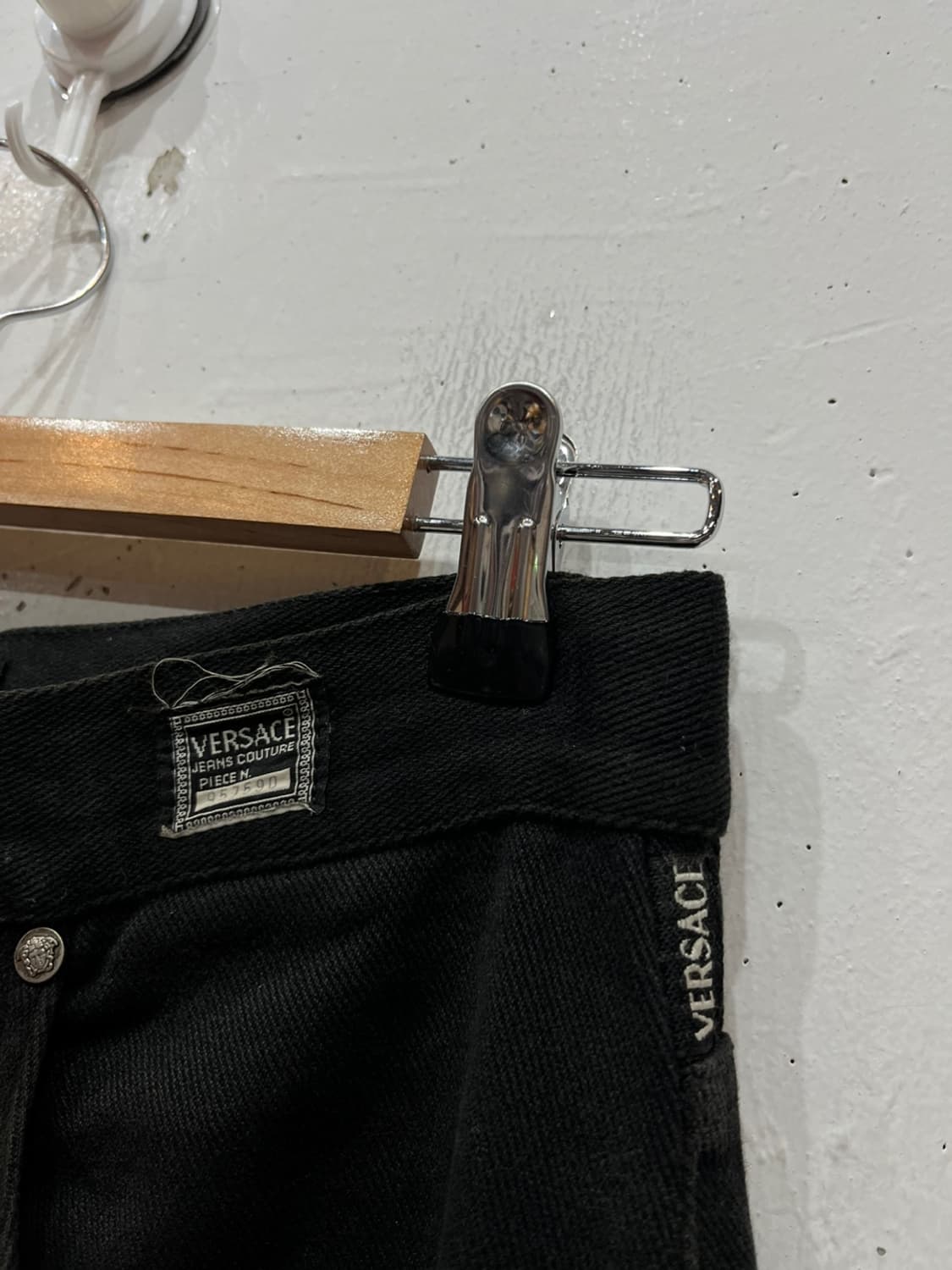 베르사체 메두사 블랙 데님팬츠 Made in ITALY 상품이미지3