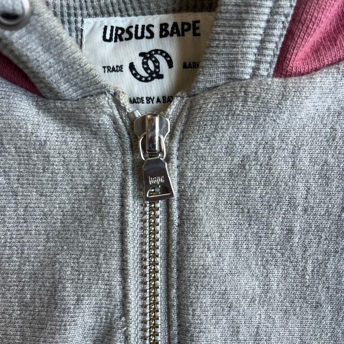 어서스 베이프 배색 쿼터집 와플 안감 후디 상품이미지6