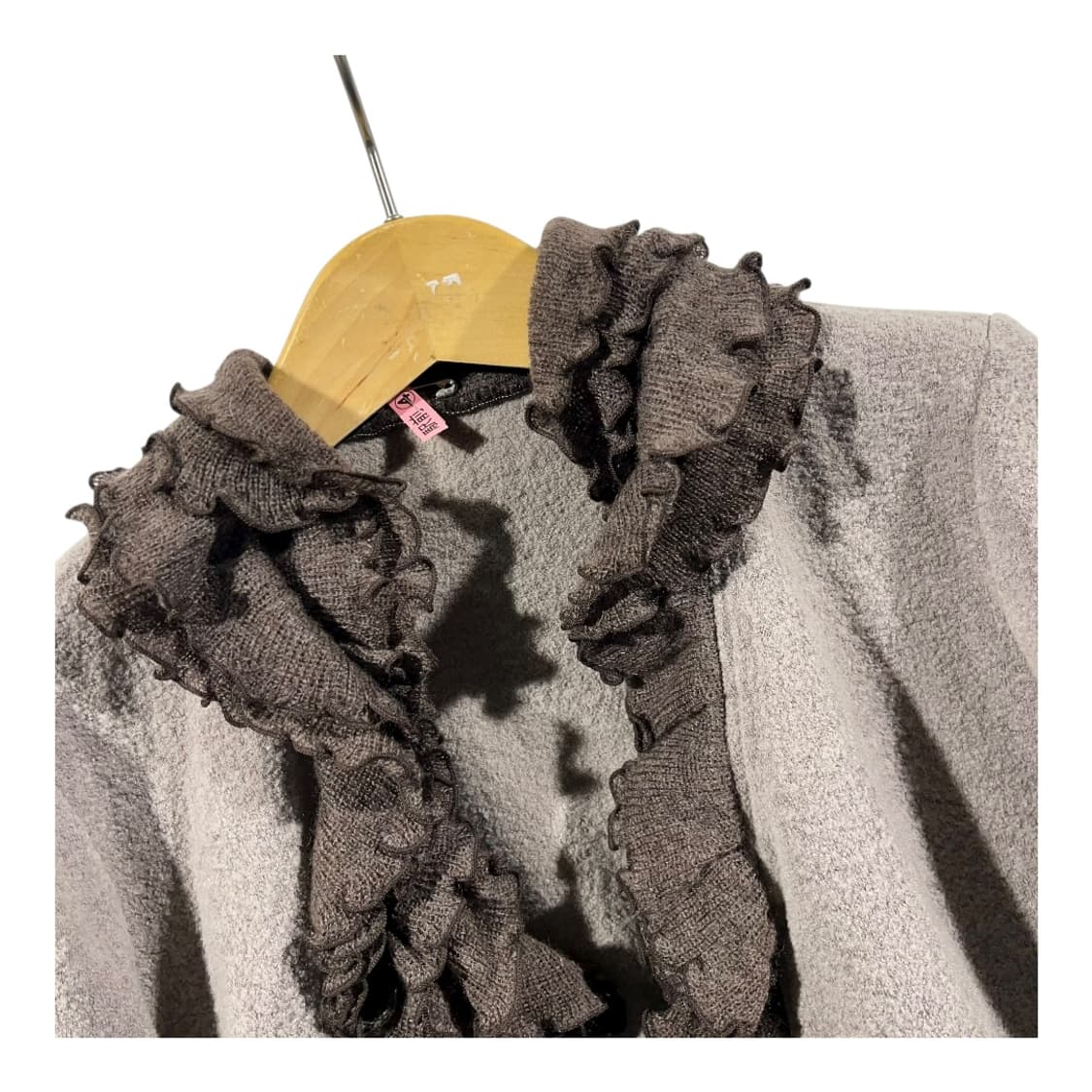 [JPN] 빈티지 프릴 울 볼레로 가디건 상품이미지3