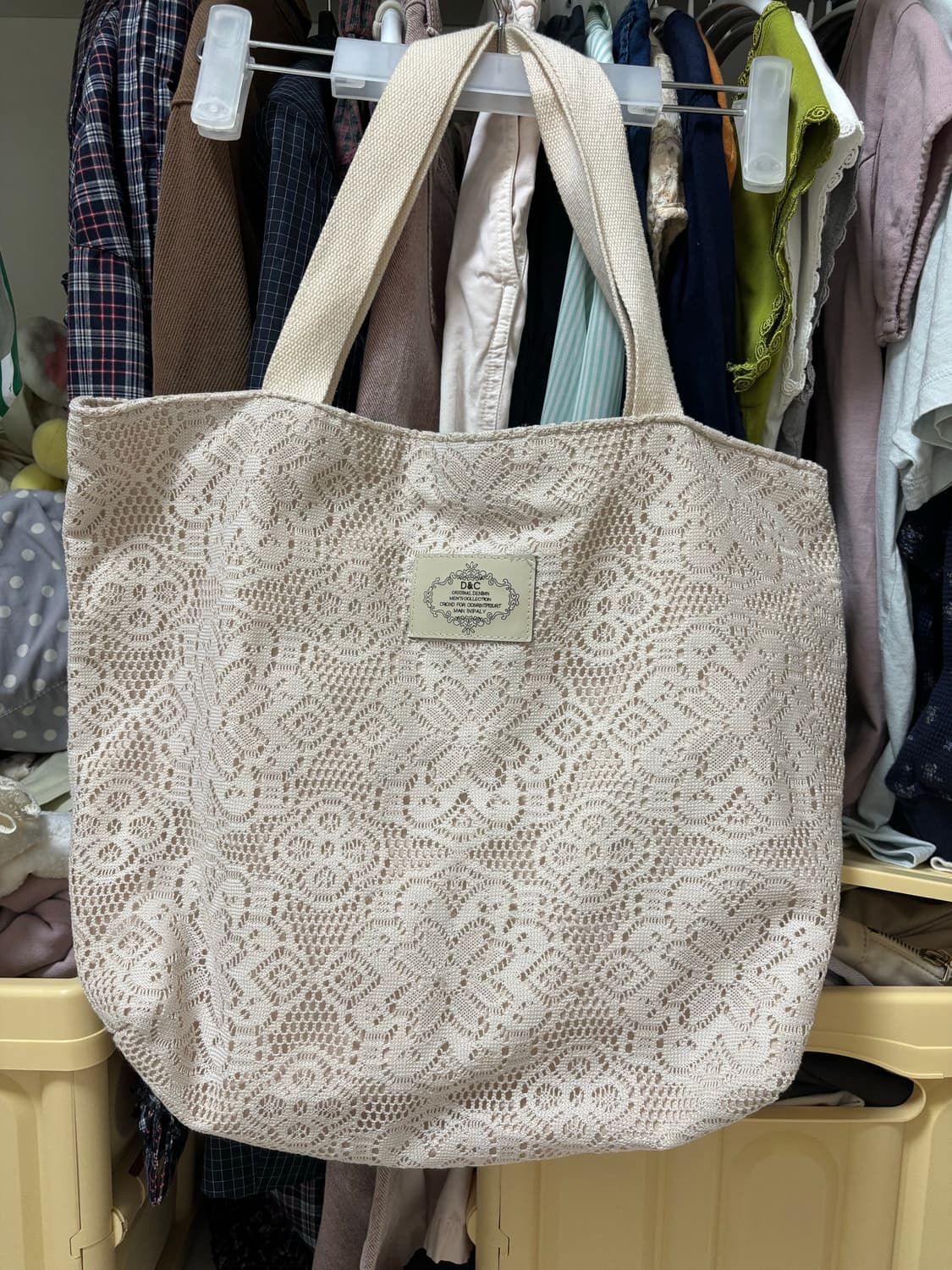 돌체앤가바나 아메카지 레이스 네트백 숄더백 상품이미지1