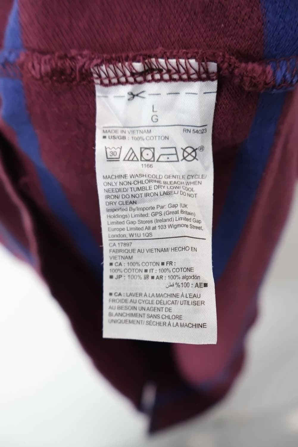 GAP Stripe Polo Shirt 상품이미지6