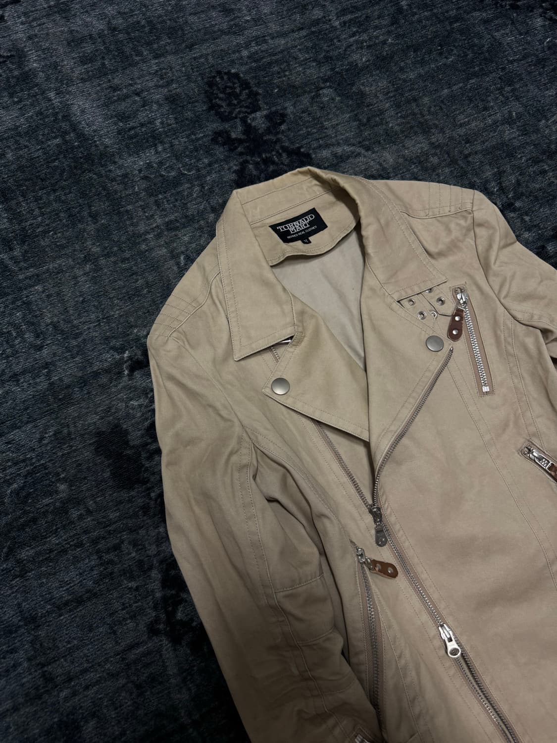 Tornado mart 00s beige rider jacket 상품이미지2