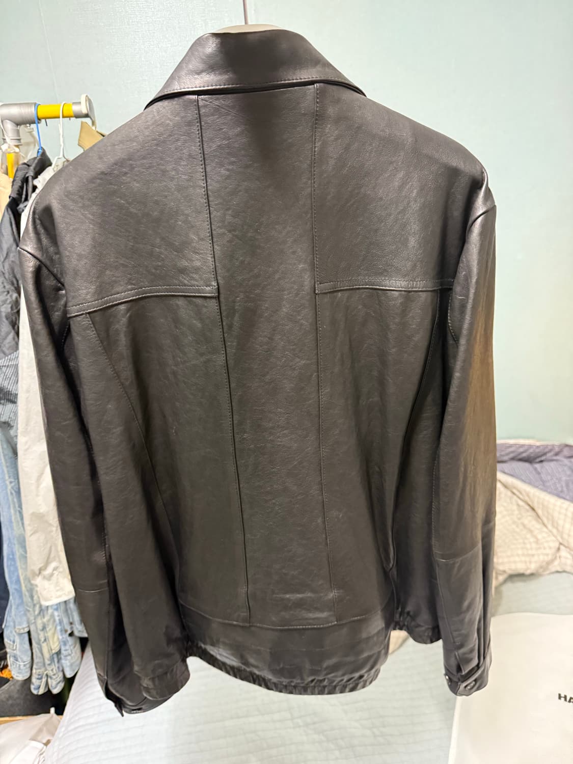 해칭룸레더자켓4사이즈 상품이미지4