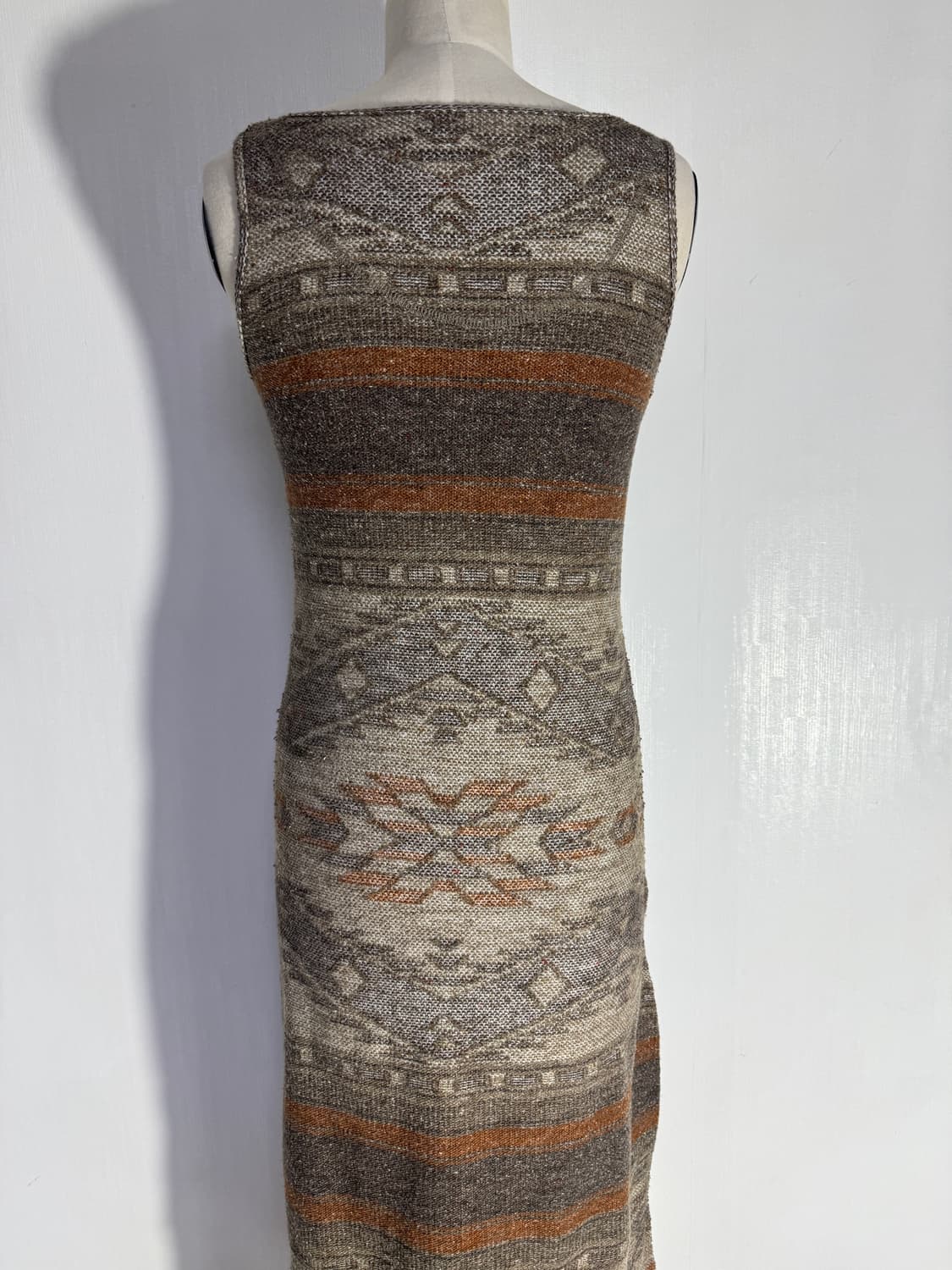 Goa 네이티브 패턴 블랭킷 니트 원피스 y2k 에스닉 lgb 상품이미지6