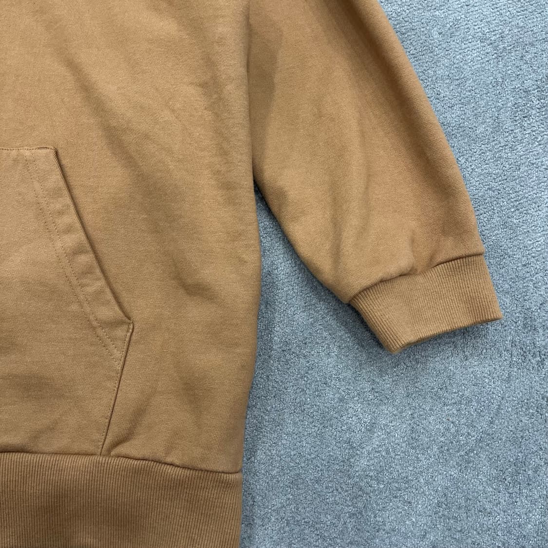 L 푸마 로고 후드집업 브라운 상품이미지3