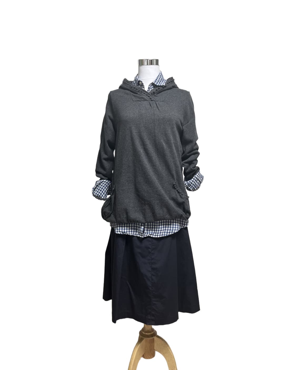 Uniqlo blue linen shirt 상품이미지5