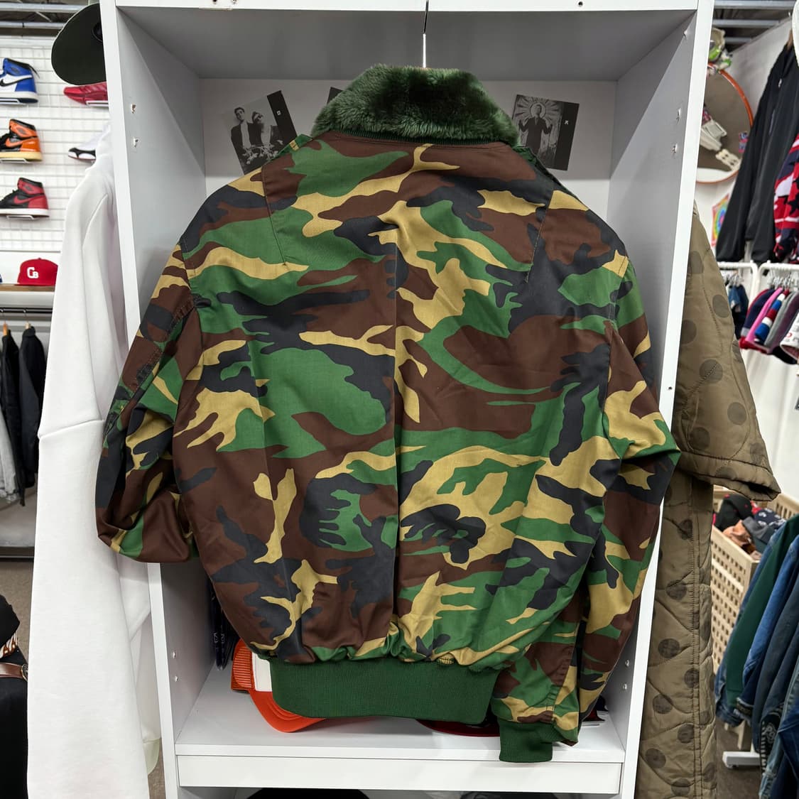 (M) 밀리터리 카모플라쥬 MA-1 탱커 자켓 상품이미지3