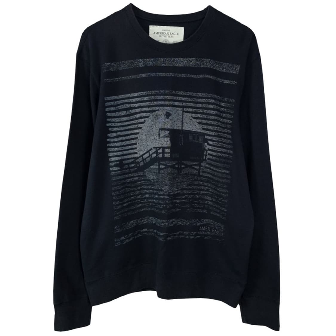 [아메리칸이글] Y2K 빈티지 그래픽 프린팅 맨투맨 챠콜 M19723 상품이미지2