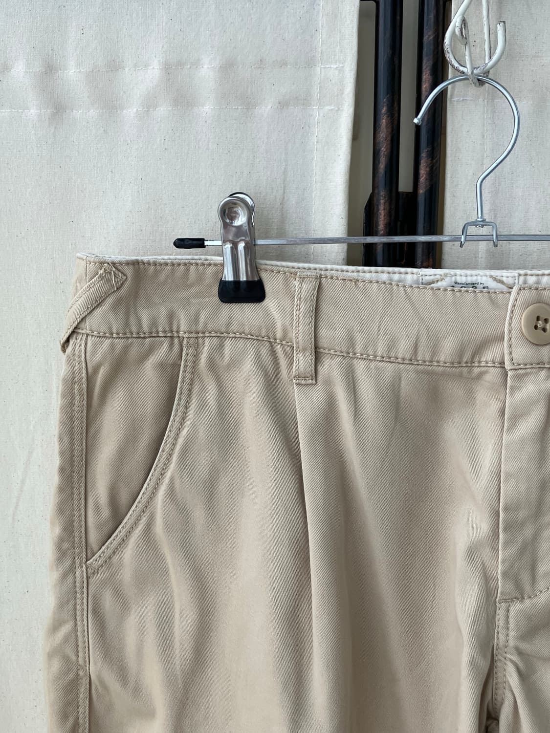 jpn vintage beige cross belt shorts 상품이미지4
