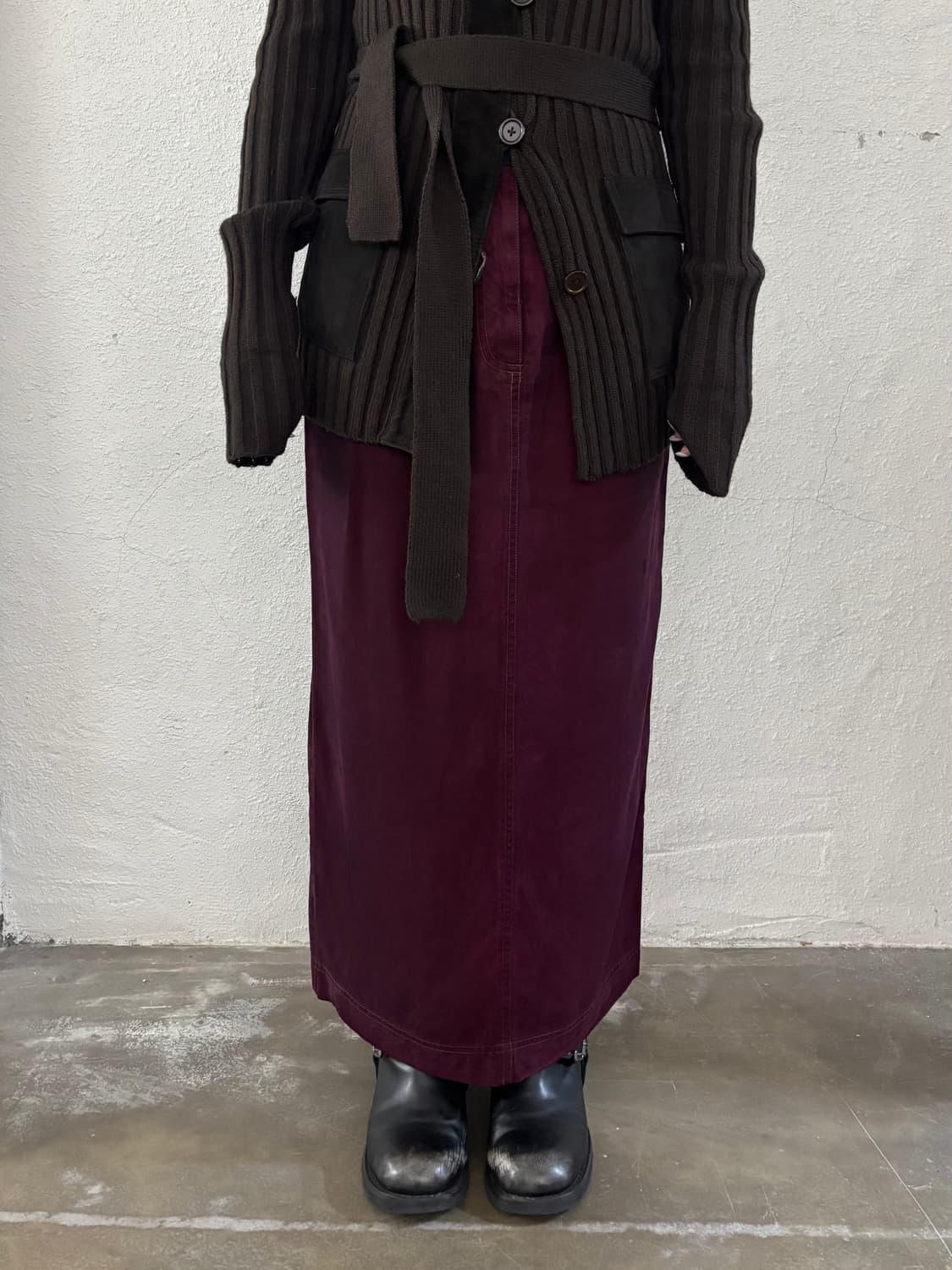 PLUM LONG SKIRT 상품이미지1