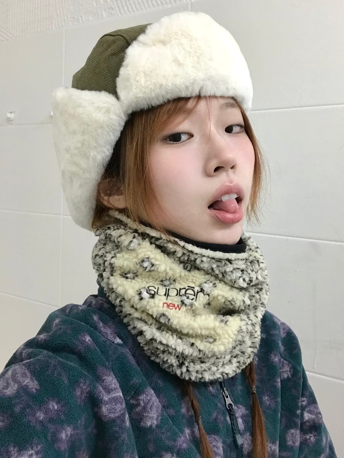 슈프림 페이즐리 플리스 넥워머 상품이미지1