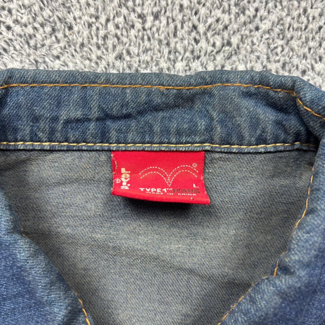 리바이스 타입원 웨스턴 데님 셔츠 상품이미지4