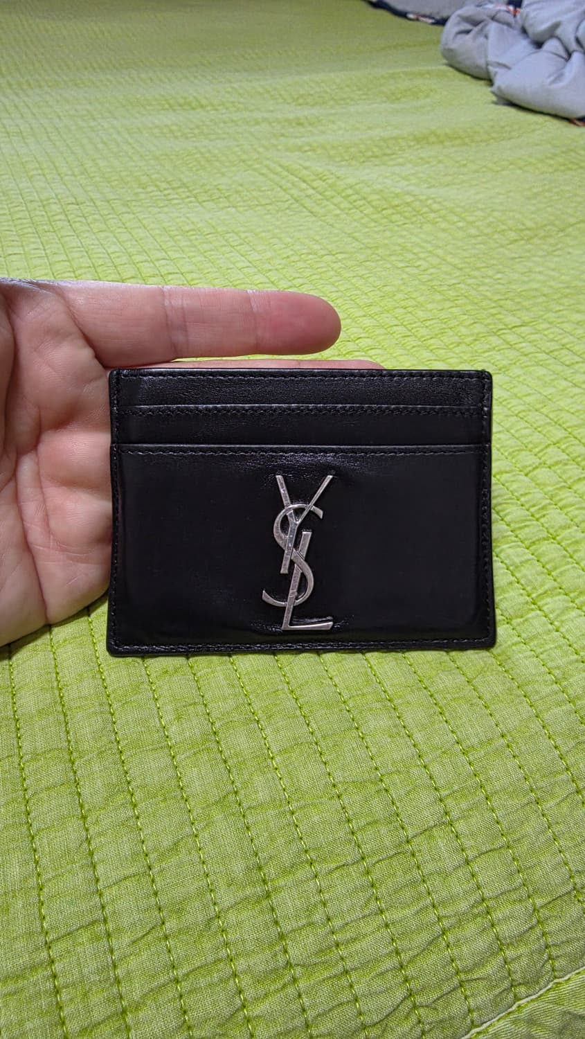 (정품) 생로랑 모노그램 카드지갑/남녀공용/개인/팝니다. 상품이미지1