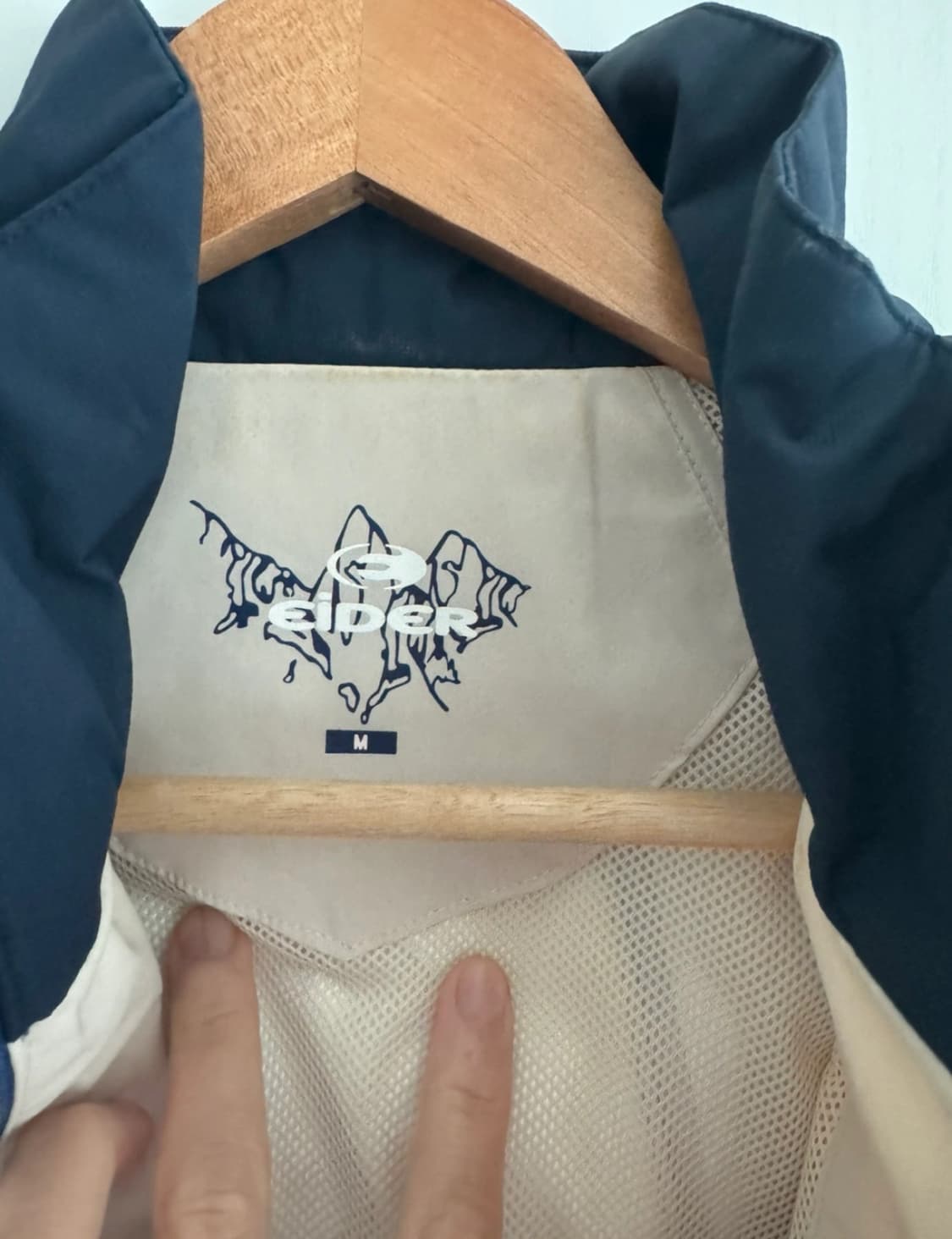 아이더 95 크림 등산 바람막이 디펜더 자켓 상품이미지7