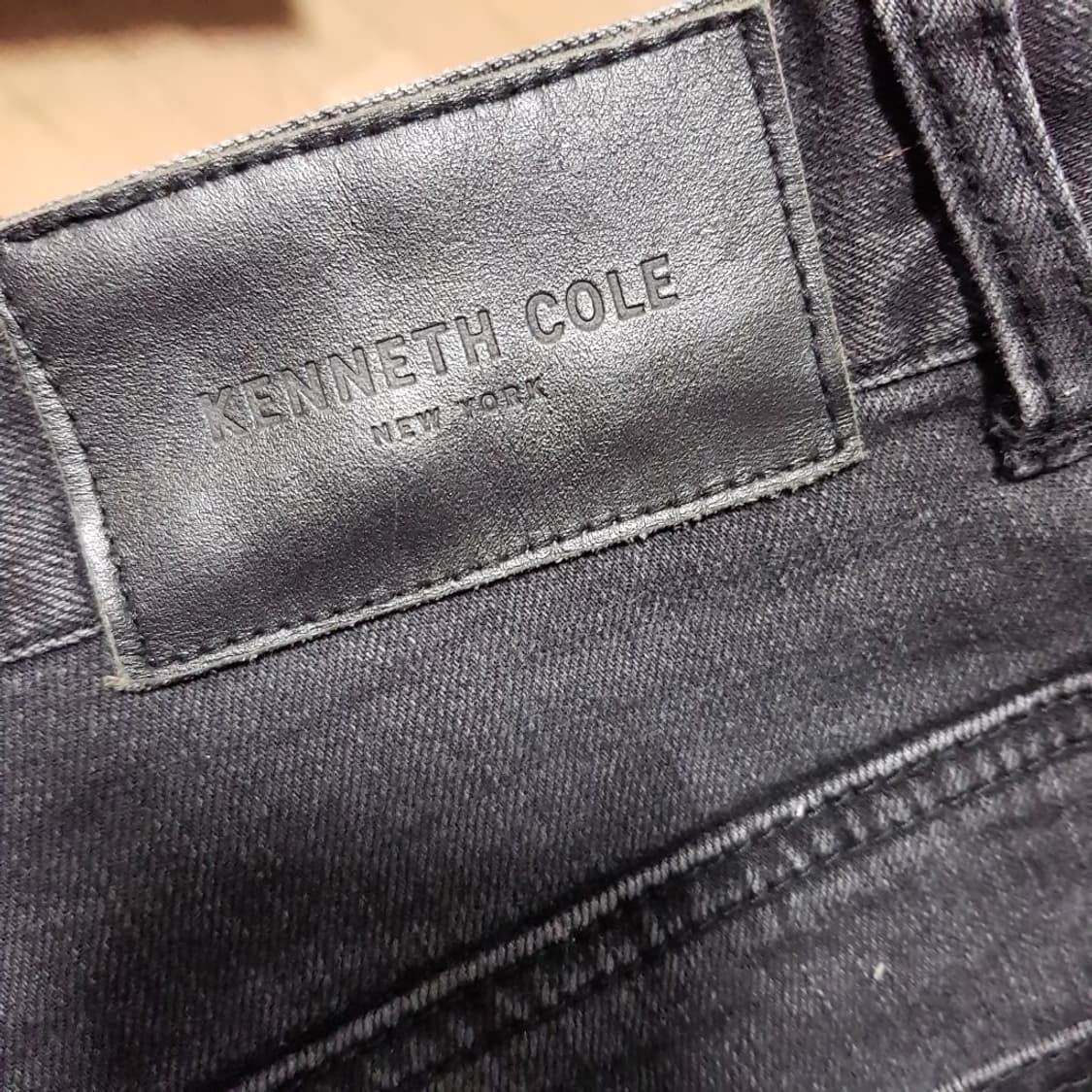 34인치/캐네스콜 / 스판다크그레이 블랙진 /2-봉조 상품이미지2