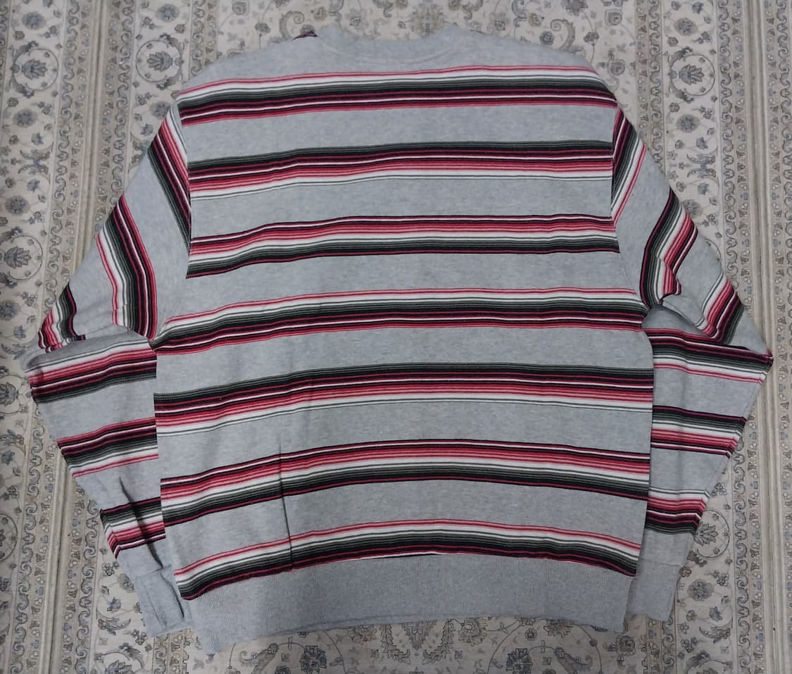 스컬프터 스트라이프 맨투맨 100-105 상품이미지3