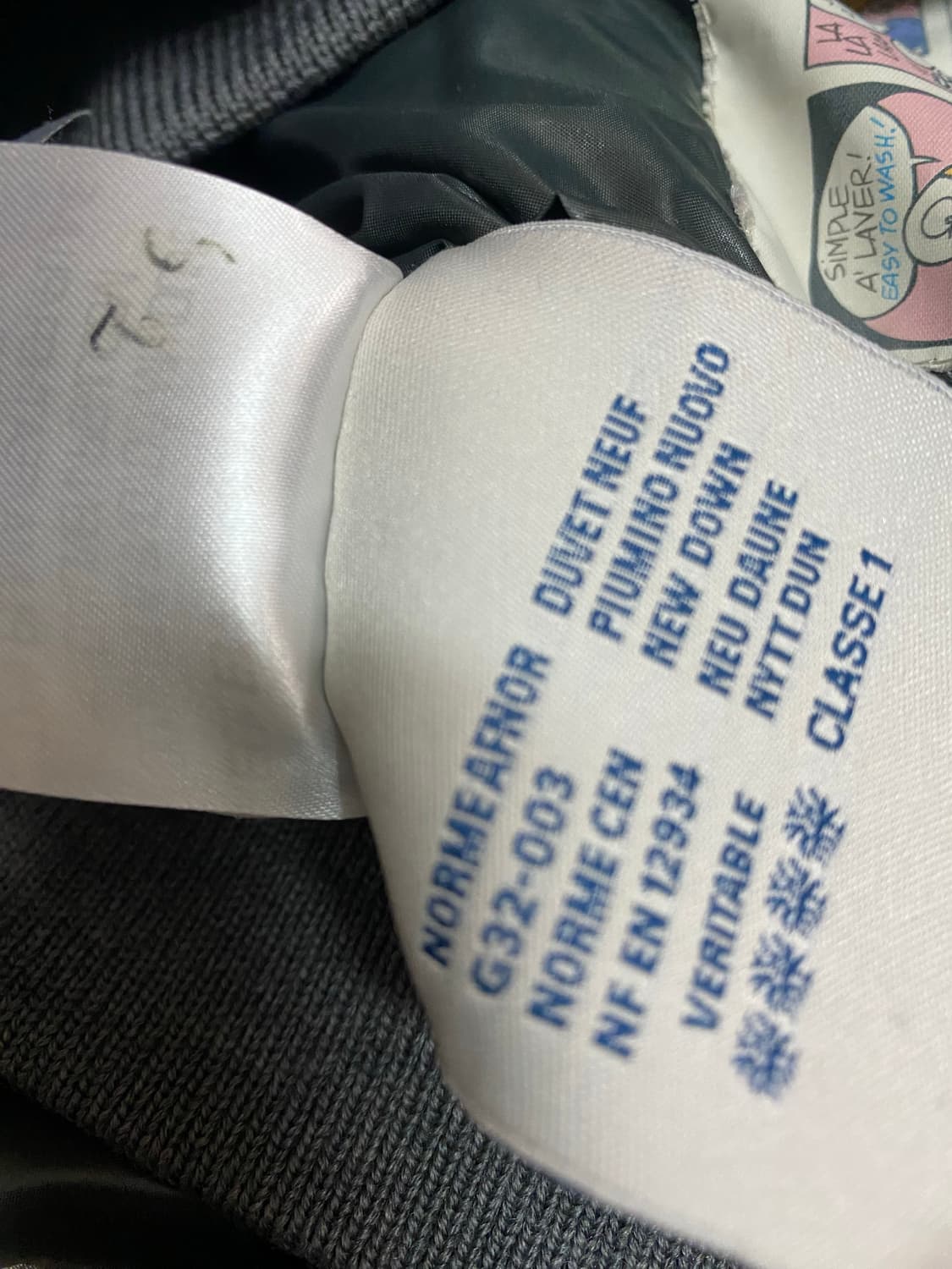 몽클레어 키즈 패딩 152 짙은 네이비 상품이미지9