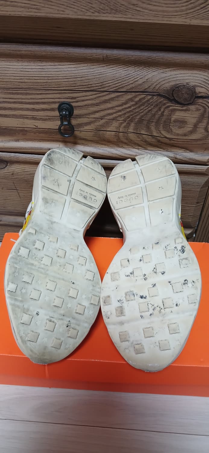 정품 구찌 라이톤 레더 스니커즈(260mm)  상품이미지5