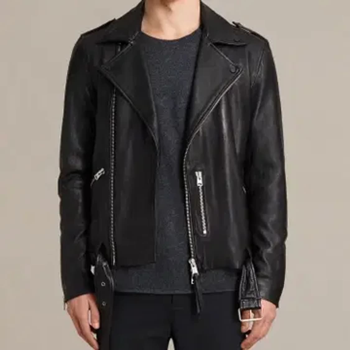 올세인츠 카하와 레더 바이커 자켓 상품이미지8