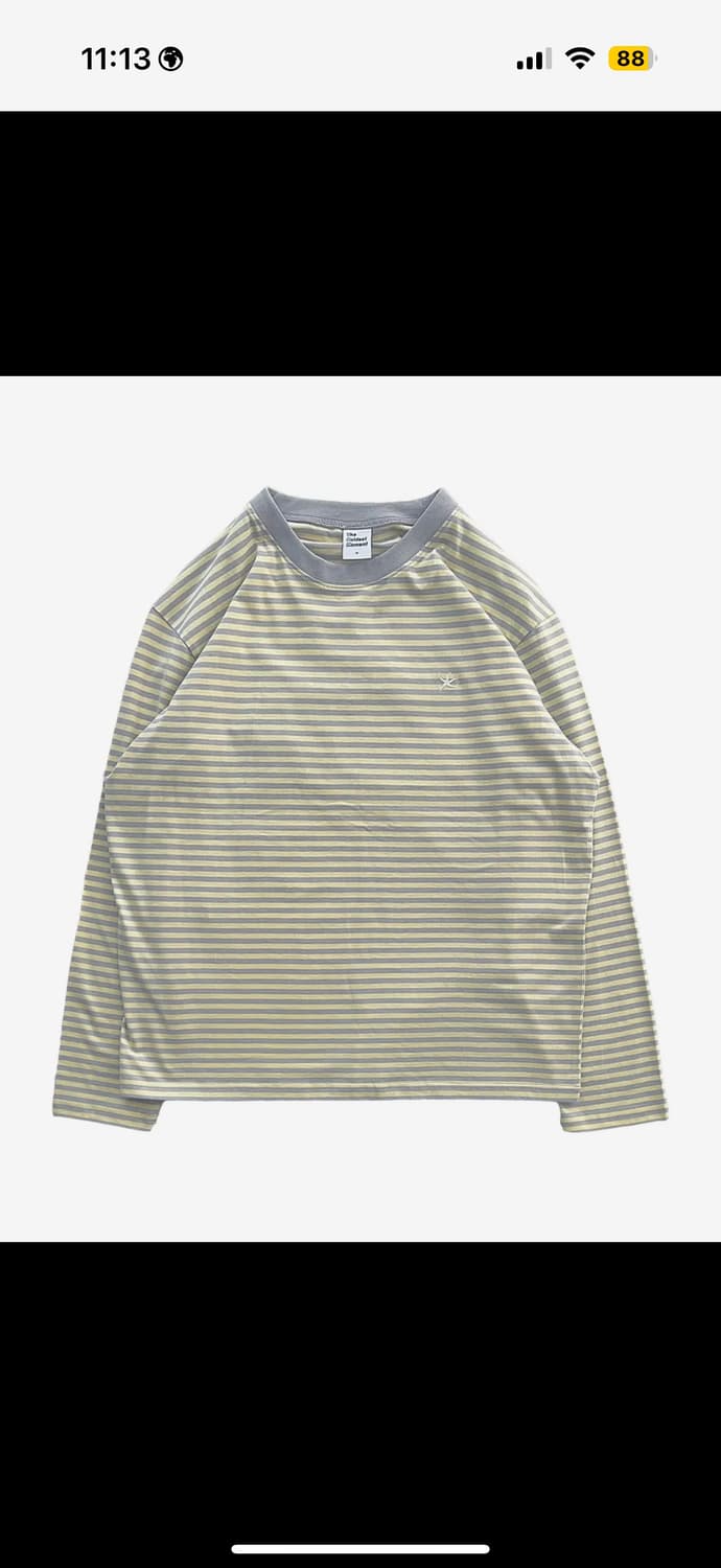 더콜디스트모먼트 스트라이프 롱슬리브 상품이미지1