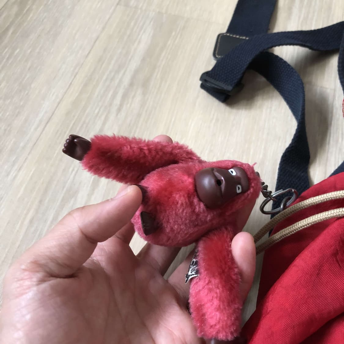 (ONE SIZE) 키플링 KIPLING 복조리 백팩 레드 키플링팩 가방 상품이미지2