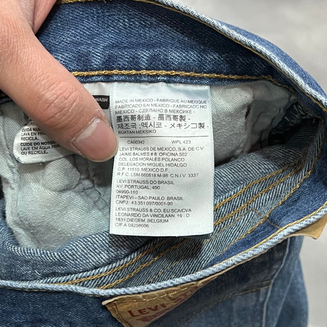  리바이스 501 데님팬츠 y15492 상품이미지7