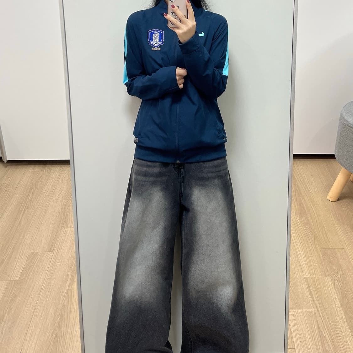 나이키 16-18 대한민국 국가대표 우븐 바람막이 자켓 상품이미지1