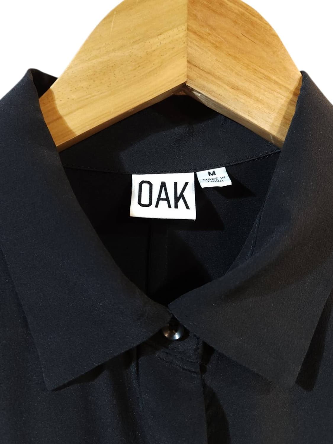 M/ OAK 실크 100 언발란스 플리츠 민소매 원피스 블랙 /0602 상품이미지4