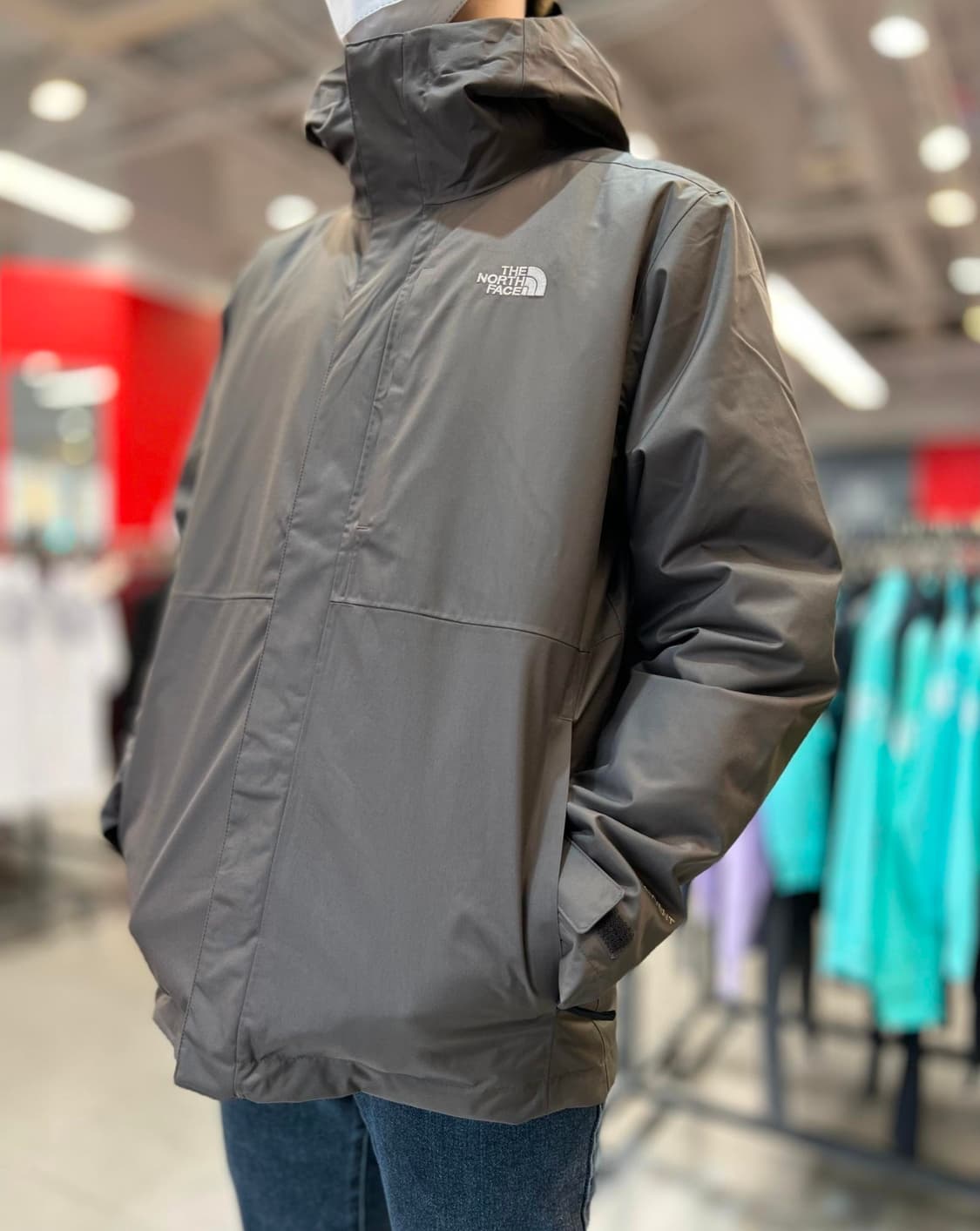 (착샷) 노스페이스 바람막이 시티 트리클라이메이트 자켓 상품이미지10