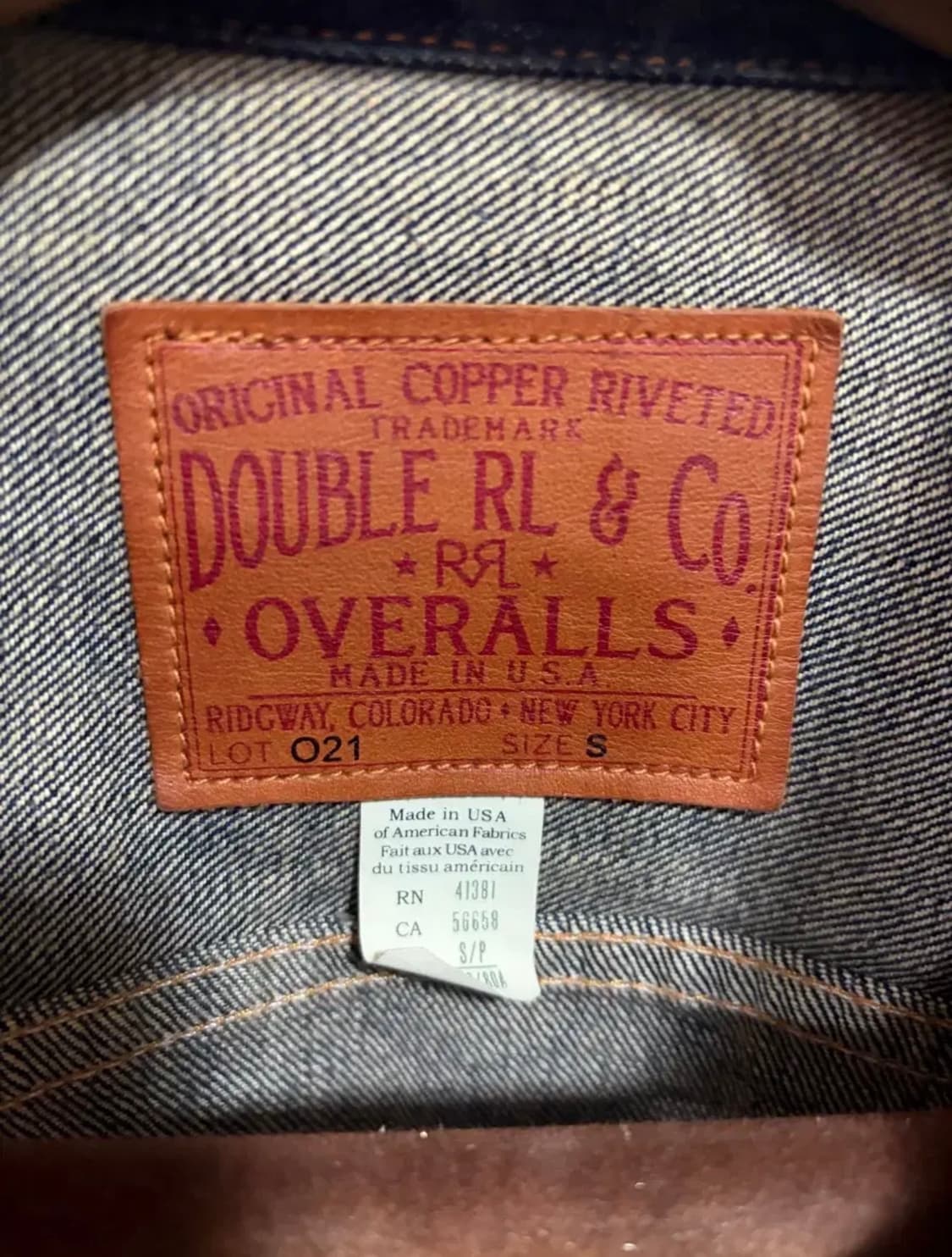 더블알엘 웨스트뷰 데님자켓  상품이미지4